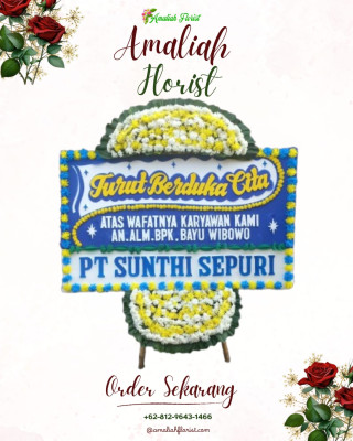 Papan Bunga Duka di Pakuniran